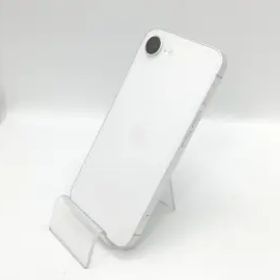 【中古】Apple 国内版 【SIMフリー】 iPhone 16e 128GB ホワイト MD1R4J/A【京都】保証期間１ヶ月【ランクA】