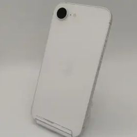 【中古】Apple docomo 【SIMフリー】iPhone 16e 128GB ホワイト MD1R4J/A【広島本通】保証期間１ヶ月【ランクB】