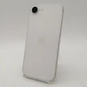 【中古】Apple SoftBank 【SIMフリー】 iPhone 16e 128GB ホワイト MD1R4J/A【仙台駅東口】保証期間１ヶ月【ランクA】