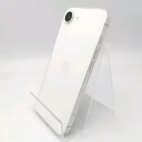 【中古】Apple 国内版 【SIMフリー】 iPhone 16e 128GB ホワイト MD1R4J/A【ECセンター】保証期間１ヶ月【ランクA】