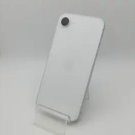 【中古】Apple 国内版 【SIMフリー】 iPhone 16e 128GB ホワイト MD1R4J/A【新橋烏森通り】保証期間１ヶ月【ランクA】