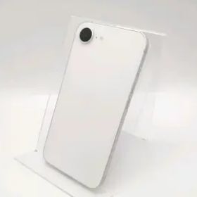 【中古】Apple docomo 【SIMフリー】iPhone 16e 128GB ホワイト MD1R4J/A【スマーク伊勢崎】保証期間１ヶ月【ランクB】