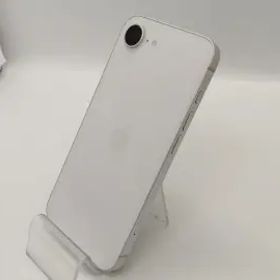【中古】Apple au 【SIMフリー】 iPhone 16e 128GB ホワイト MD1R4J/A【大宮東口】保証期間１ヶ月【ランクA】