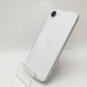 【中古】Apple 国内版 【SIMフリー】 iPhone 16e 128GB ホワイト MD1R4J/A【府中ル・シーニュ】保証期間１ヶ月【ランクA】