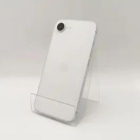 【中古】Apple docomo 【SIMフリー】iPhone 16e 128GB ホワイト MD1R4J/A【神保町】保証期間１ヶ月【ランクA】