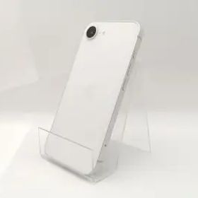 【中古】Apple SoftBank 【SIMフリー】 iPhone 16e 256GB ホワイト MD1W4J/A【神保町】保証期間１ヶ月【ランクA】