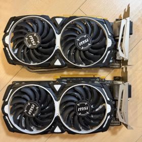 MSI Radeon RX570 ARMOR 8G OC 2枚セット 動作確認済