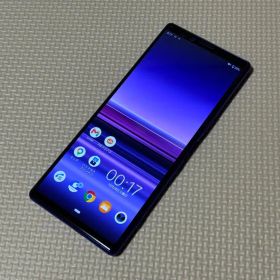 美品 Xperia 1 パープル SIMフリー