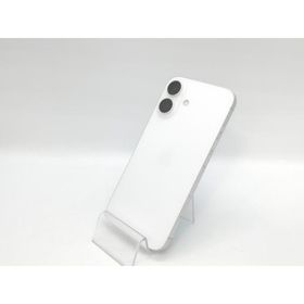 【中古】Apple docomo 【SIMフリー】 iPhone 16 128GB ホワイト MYDR3J/A【京都】保証期間１ヶ月【ランクB】
