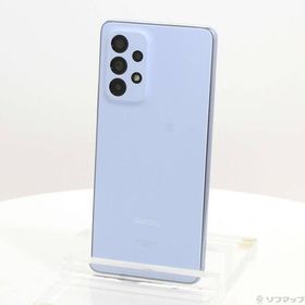 〔中古〕SAMSUNG(サムスン) Galaxy A53 5G 128GB オーサムブルー SCG15 au SIMフリー〔198-ud〕