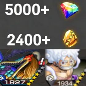 ワンピースバウンティラッシュ MarcusMars+Luffy💎5000+✨2400+