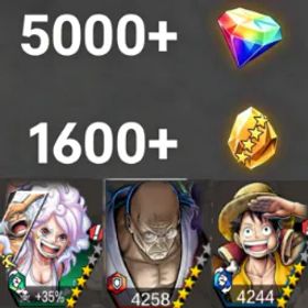 ワンピースバウンティラッシュ Bonney+Nusjuro +DreamLuffy💎5000+✨1600+