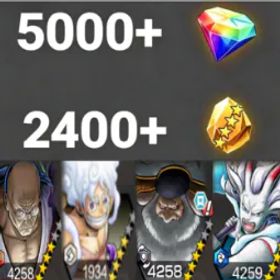 ワンピースバウンティラッシュ Nusjuro +Luffy+Saturn+YamatoBlue+💎5000+✨2400+
