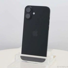 【中古】Apple(アップル) iPhone16 Plus 128GB ブラック MXVA3J／A SIMフリー 【276-ud】