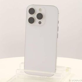 〔中古〕Apple(アップル) iPhone16 Pro 1TB ホワイトチタニウム MYN93J／A SIMフリー〔198-ud〕