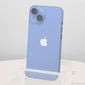 〔中古〕Apple(アップル) iPhone14 512GB ブルー MPXM3J／A SIMフリー〔262-ud〕