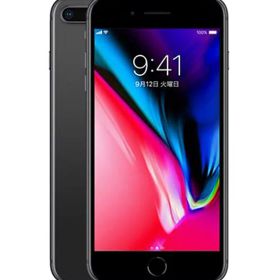 【中古】【安心保証】 iPhone8 Plus[256GB] SIMロック解除 docomo スペースグレイ