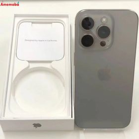 【中古】iPhone15 Pro 128GB ナチュラルチタニウム MTU93J/A Apple版SIMフリ