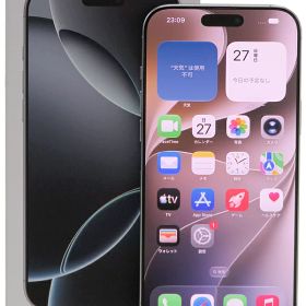 【Apple】アップル『iPhone16ProMax/6.9inch/256GB/SIMフリー/ホワイトチタニウム』MYWH3J/A 2024年9月発売 スマートフォン 1週間保証【中古】