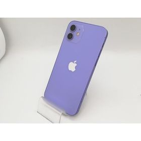 【中古】Apple docomo 【SIMロック解除済み】 iPhone 12 64GB パープル MJNH3J/A【アリオ倉敷】保証期間１ヶ月【ランクC】