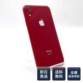 【全額返金保証】【最速発送】 iPhone XR 64GB (PRODUCT)RED docomo SIMフリー 白ロム 美品 動作確認済 84%
