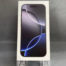 新品未使用 Appleストア版 SIMフリー iPhone16 pro 128GB ブラックチタニウム色