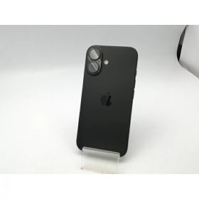 【中古】Apple SoftBank 【SIMフリー】 iPhone 16 128GB ブラック MYDQ3J/A【大阪堂島】保証期間1ヶ月【ランクC】