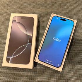 【美品】iPhone16 Pro Max ホワイトチタニウム/バッテリー100%