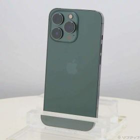 【中古】Apple(アップル) iPhone13 Pro 256GB アルパイングリーン MNDY3J／A SIMフリー 【198-ud】