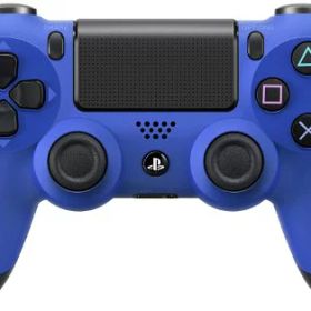 【中古】(PS4)CUH-ZCT1J 02 ウェイブ・ブルー DUALSHOCK 4 ワイヤレスコントローラー