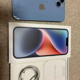 傷あり！Apple iPhone Pro 14 ブルー 本体 128GB
