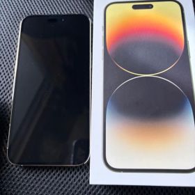 【美品】Apple iPhone 14 Pro 256GB ゴールド 本体