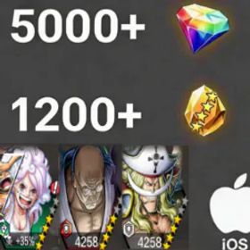 ワンピースバウンティラッシュ Bonney+Nusjuro+Newgate💎5000+✨1200+