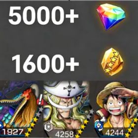 ワンピースバウンティラッシュ MarcusMars+Newgate+DreamLuffy💎5000+✨1600+