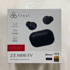 新品 final ファイナル ZE3000SV ワイヤレスイヤホン ブラック 黒