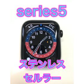 アップルウォッチ(Apple Watch)のApple Watch series 5 44mm ステンレス セルラーモデル(その他)