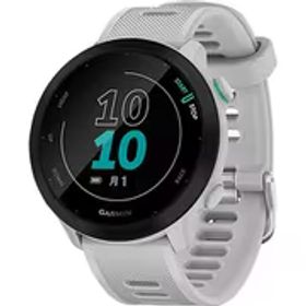 ガーミン GARMIN ForeAthlete 55 White (フォアアスリート 55 ホワイト) 42mm シリコンバンド GPSランニングウォッチ 010-02562-41