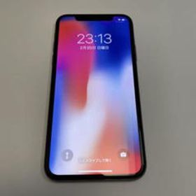 します】 iPhone - iPhone X 256GB スペースグレー SIMロック解除済の