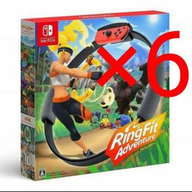 ニンテンドースイッチ(Nintendo Switch)のリングフィットアドベンチャー Switch ソフト 6台 セット(家庭用ゲームソフト)
