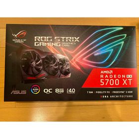 エイスース(ASUS)のほぼ新品ASUS ROG STRIX GAMING RX5700XT 8GB(PCパーツ)