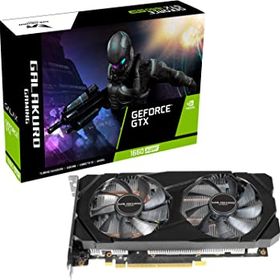 【中古】玄人志向 NVIDIA GeForce GTX 1660Super 搭載 グラフィックボード 6GB デュアルファン GALAKURO GAMINGシリーズ GG-GTX1660SP-E6GB/DF