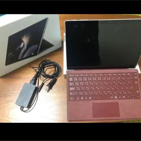 【美品】surface pro6 128GB グレー 画面保護シート付き(ノートPC)