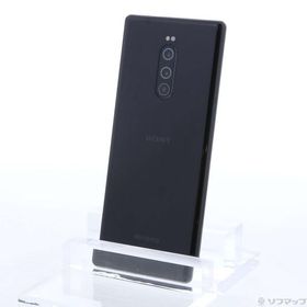 ✓新品同様 Xperia 1 SOV42 ブラック SIMロック解除済み 034