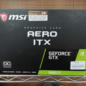 グラフィックボード GEFORCE GTX 1660TI AERO IT AER MSI