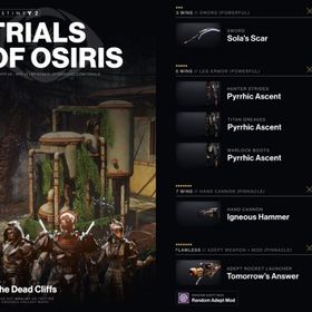 最短１時間!!Destiny2 PvP.PvE代行致します!オシリスの試練 | Destiny2のアカウントデータ、RMTの販売・買取一覧