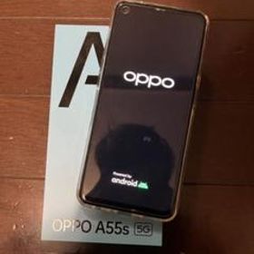 期間限定特別価格 OPPO SIMフリー ブラック 美品中古 5G A55s