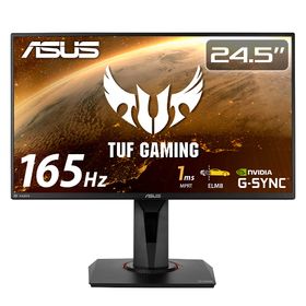 ASUSTek ゲーミングモニター TUF Gaming VG259QR 24.5インチ/フルHD/IPS/165Hz/1ms/PS5対応/G-Sync compatible/DP,HDMIx2/3年保証