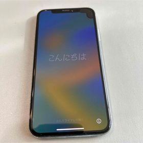 クリスマスローズ iPhone X 256GB シルバー MQC22J/A SIMフリー