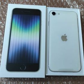 iPhone SE 2022(第3世代) ホワイト 新品 44,800円 中古 39,000円 