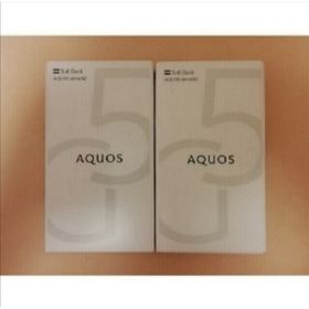 AQUOS sense5G A004SH SIMフリー ブラック 2台セット(スマートフォン本体)
